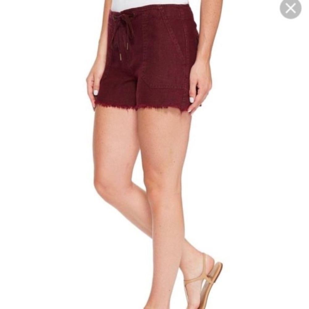 Sanctuary Playa Linen Frayed Hem Shorts